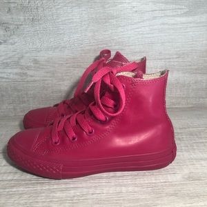 Converse All Star High Tops Rubber coated Pink